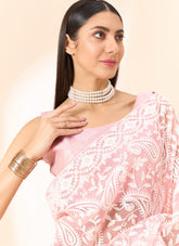 Pretty Looking Saree in Pink